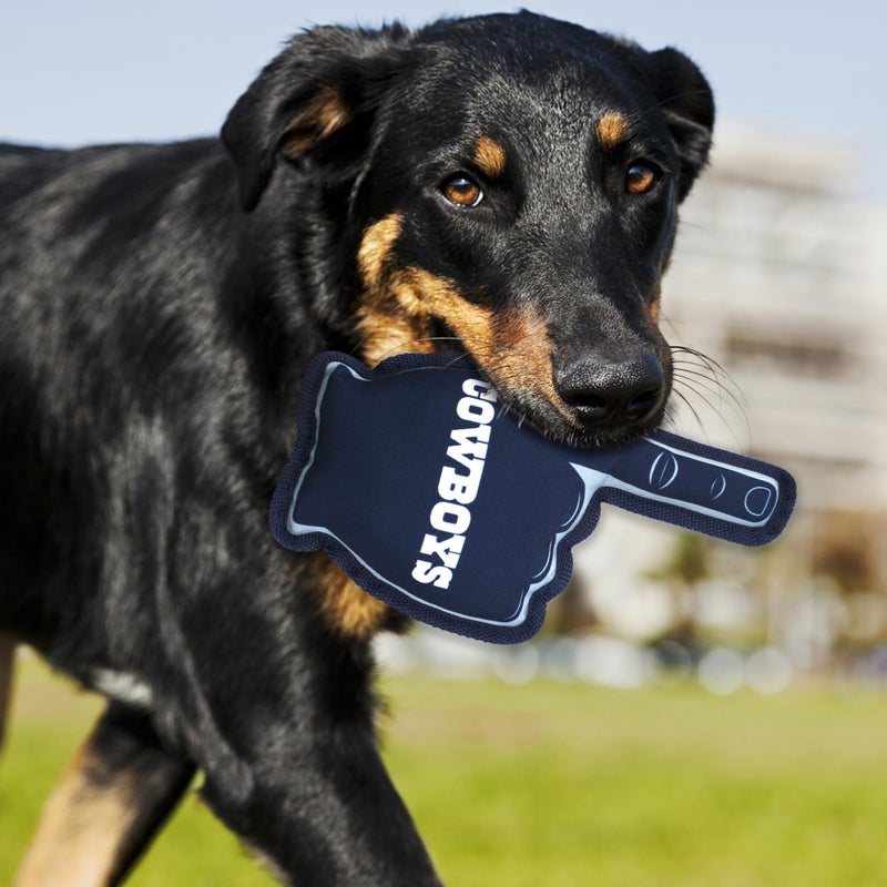 Pets First NFL Dallas Cowboys #1 Fan Toy for Dogs & Cats. Best Tough PET Toy with Inner Squeaker - Image 5